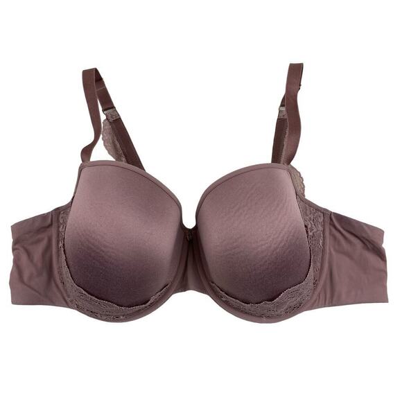 Third Love Women's 42C Mauve Purple Lace Detail Lightly Lined T-Shirt Bra - Picture 1 of 5